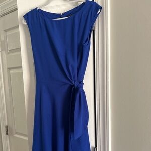 Tahari faux wrap dress